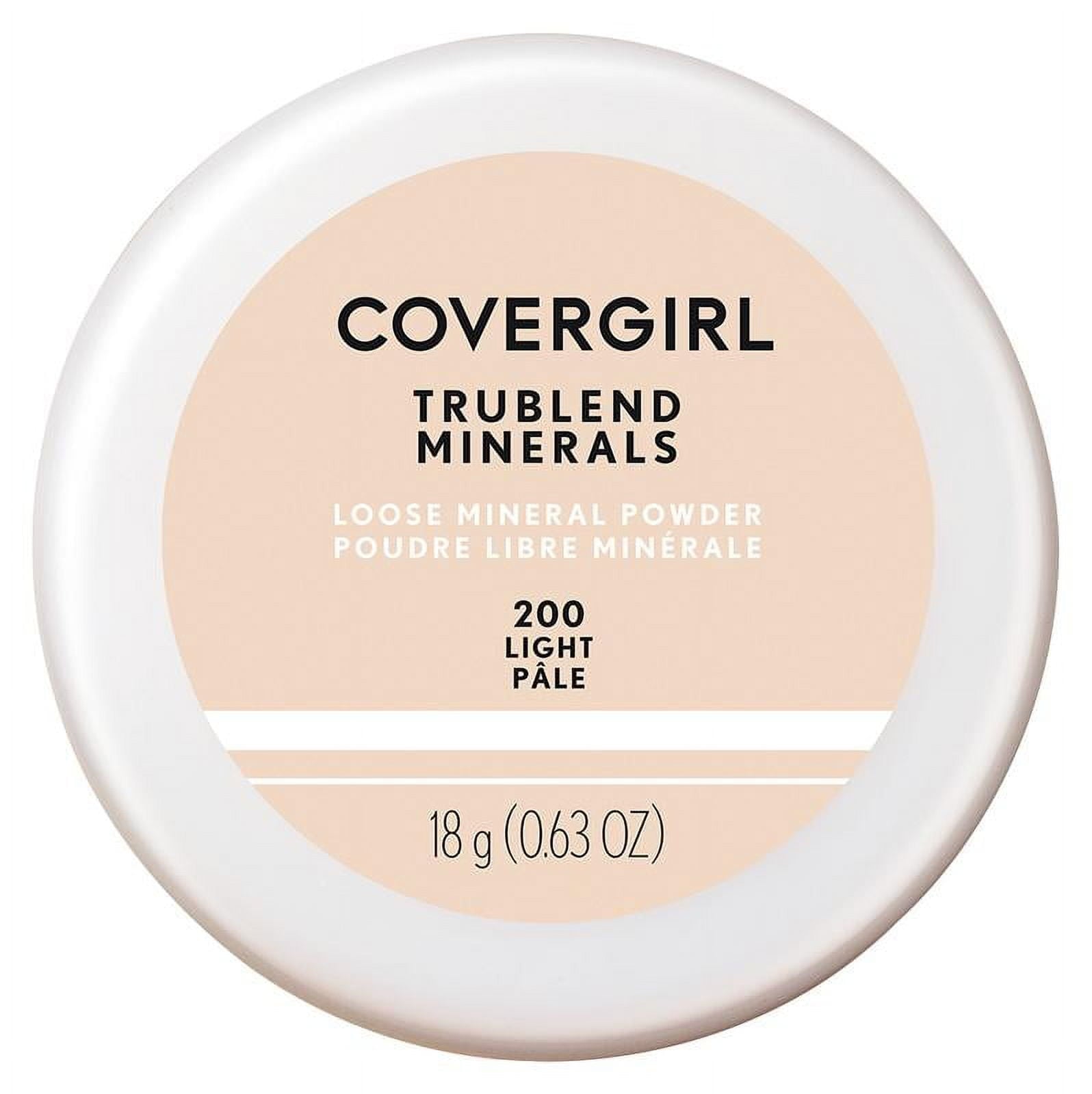 COVERGIRL TruBlend Mineral Loose Powder, 200 Light , 0.63 oz