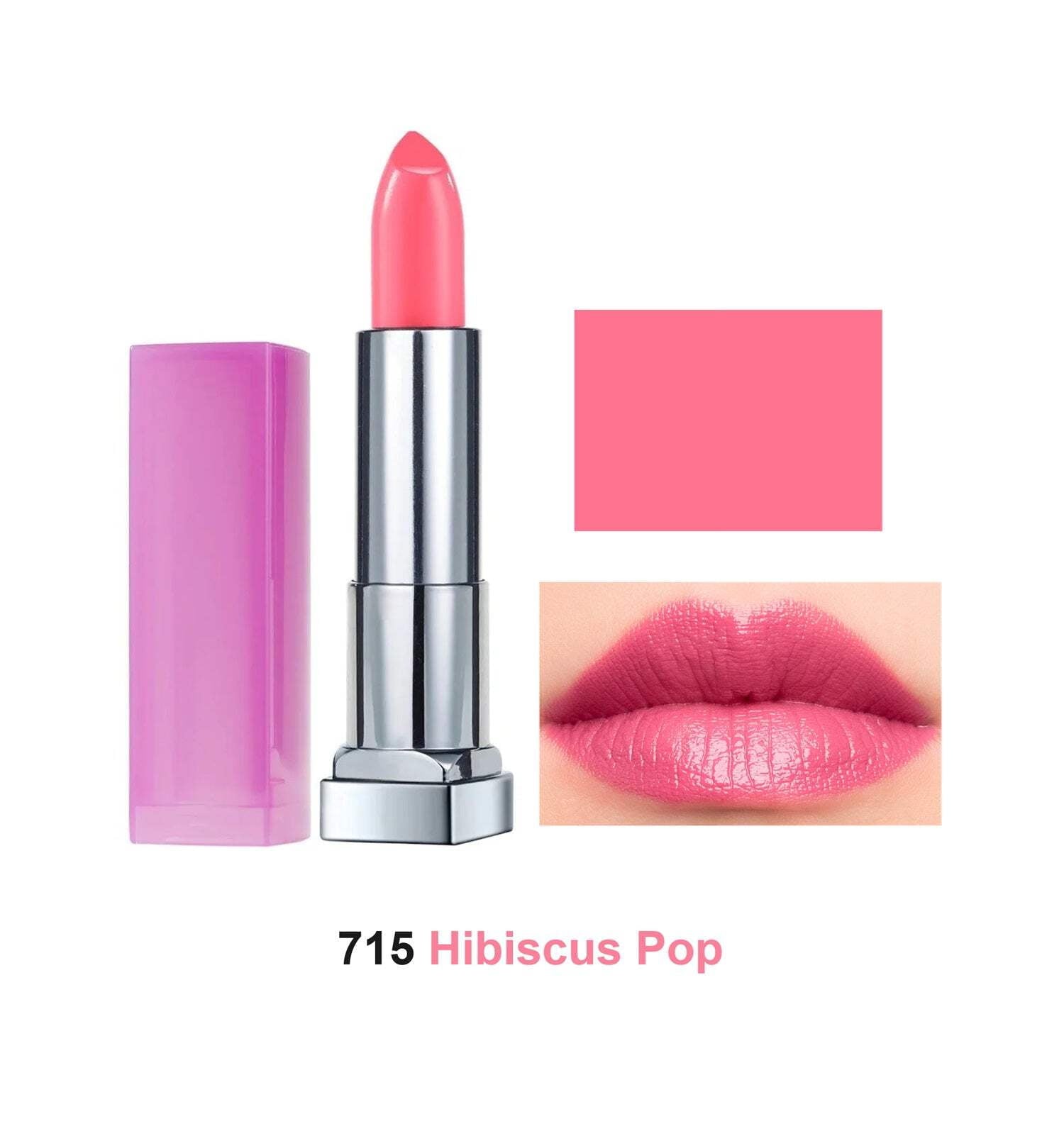 Maybelline Color Sensational Rebel Bloom Lipstick, Hibiscus Pop