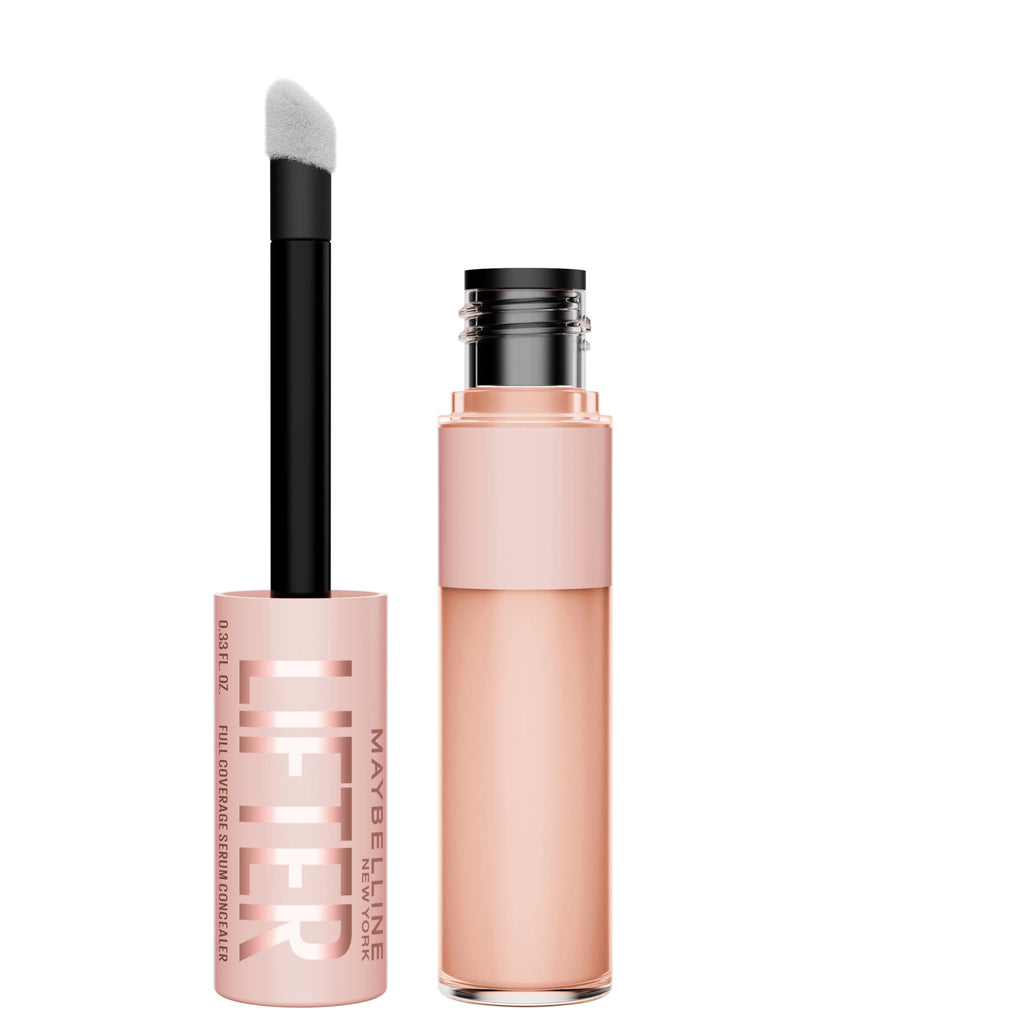 Maybelline Lifter Serum Concealer Makeup with Peptides and Caffeine, Vegan, 25 Cool, 1 Piece