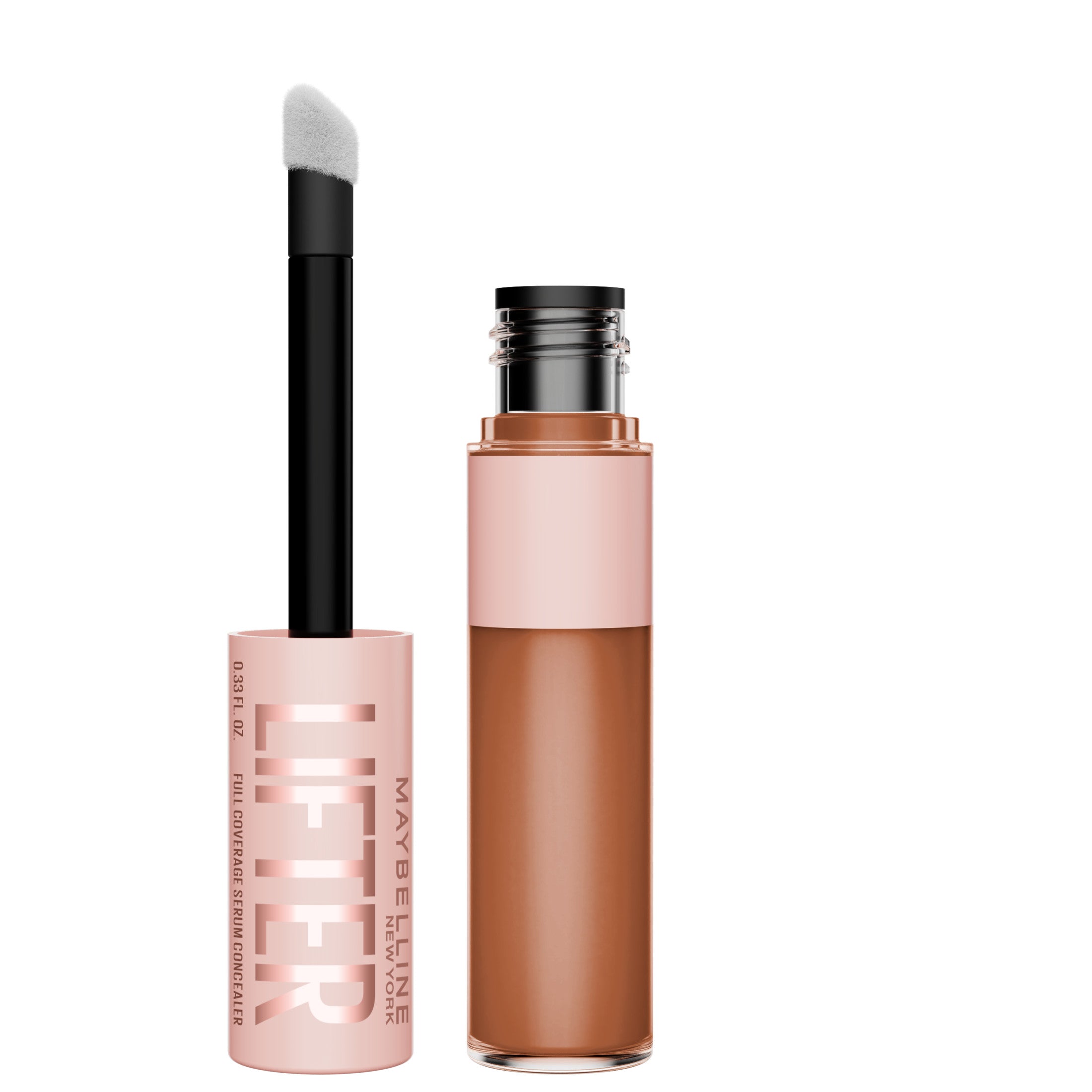 Maybelline Lifter Serum Concealer Makeup with Peptides and Caffeine, Vegan, 95 Neutral, 1 Piece