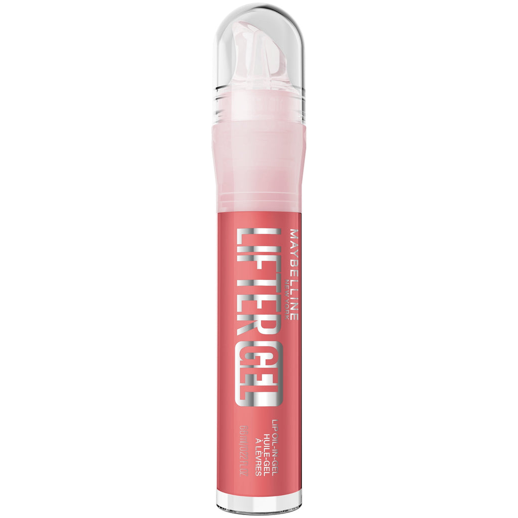 Maybelline Lifter Oil-in-Gel Lip Gloss with Hyaluronic Acid, Strawberry Shake, 0.22 fl oz
