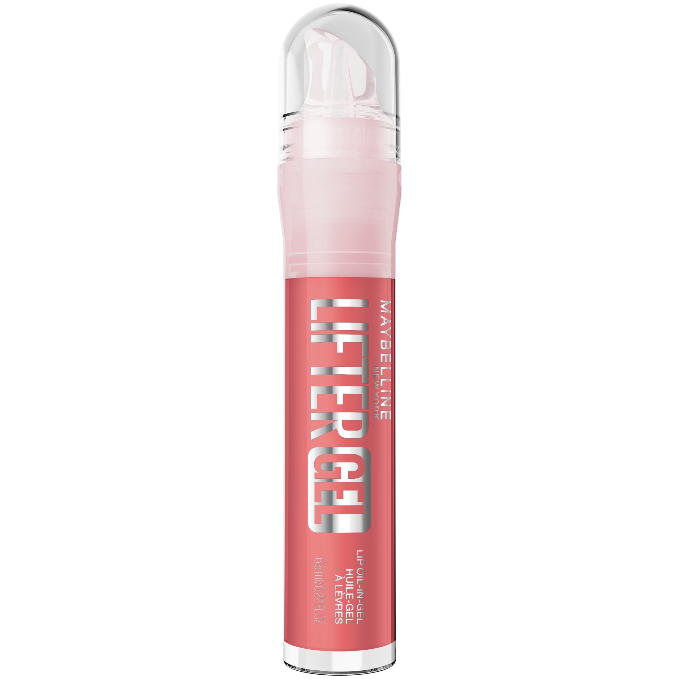 Maybelline Lifter Oil-in-Gel Lip Gloss with Hyaluronic Acid, Strawberry Shake, 0.22 fl oz