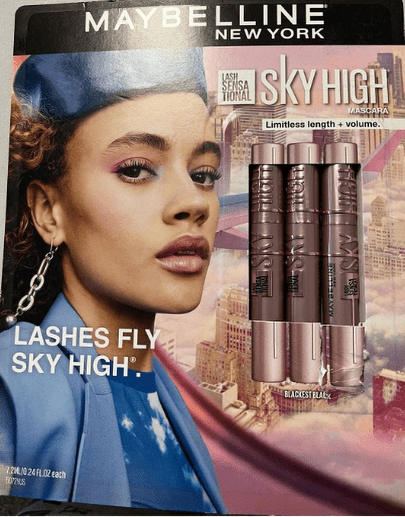 Maybelline New York Sky High Lash Mascara - Blackest Black