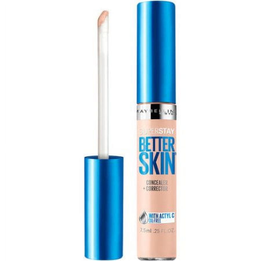 Maybelline New York Superstay Better Skin Concealer, Light/Medium, 0.25 Fl Oz