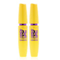 Maybelline Volum'express Mascara 240 Glam Black Waterproof 0.27 oz (2 Pack)