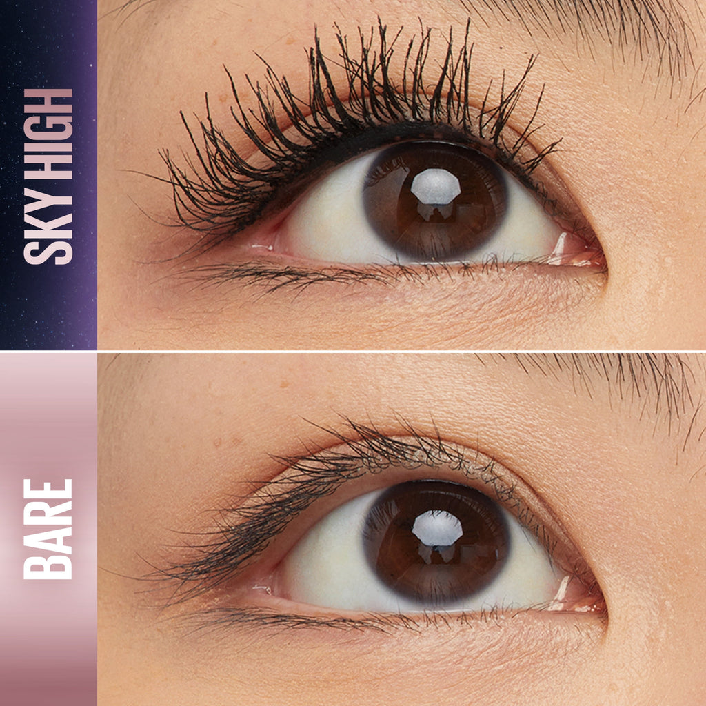(2 pack) Maybelline Lash Sensational Sky High Washable Mascara, Blackest Black