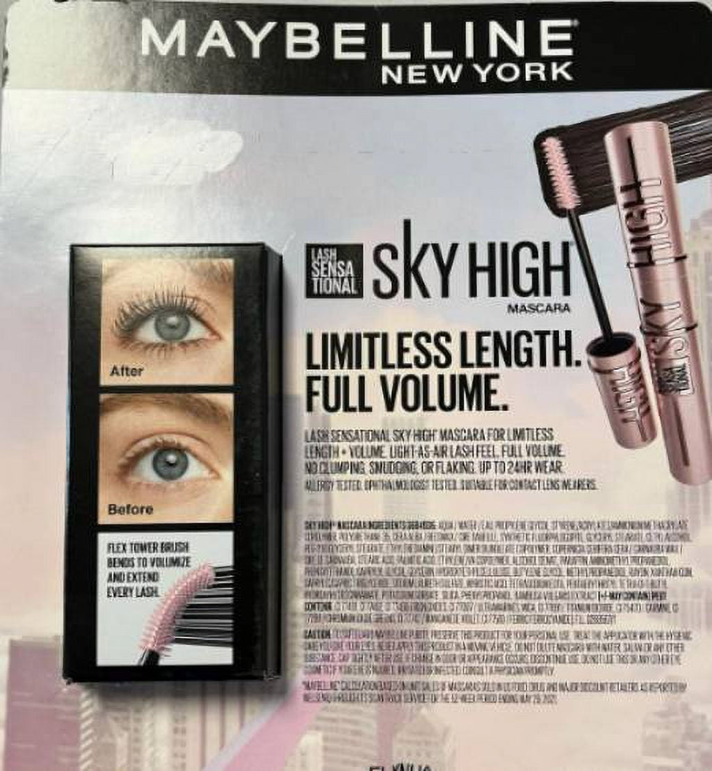 Maybelline New York Sky High Lash Mascara - Blackest Black