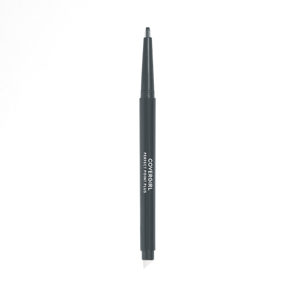 (2 pack) COVERGIRL Perfect Point Plus Eyeliner, 205 Charcoal, 0.008 oz, Long-Lasting, Versatile Black Eyeliner, Soft Smudging Tip, No Sharpening Needed