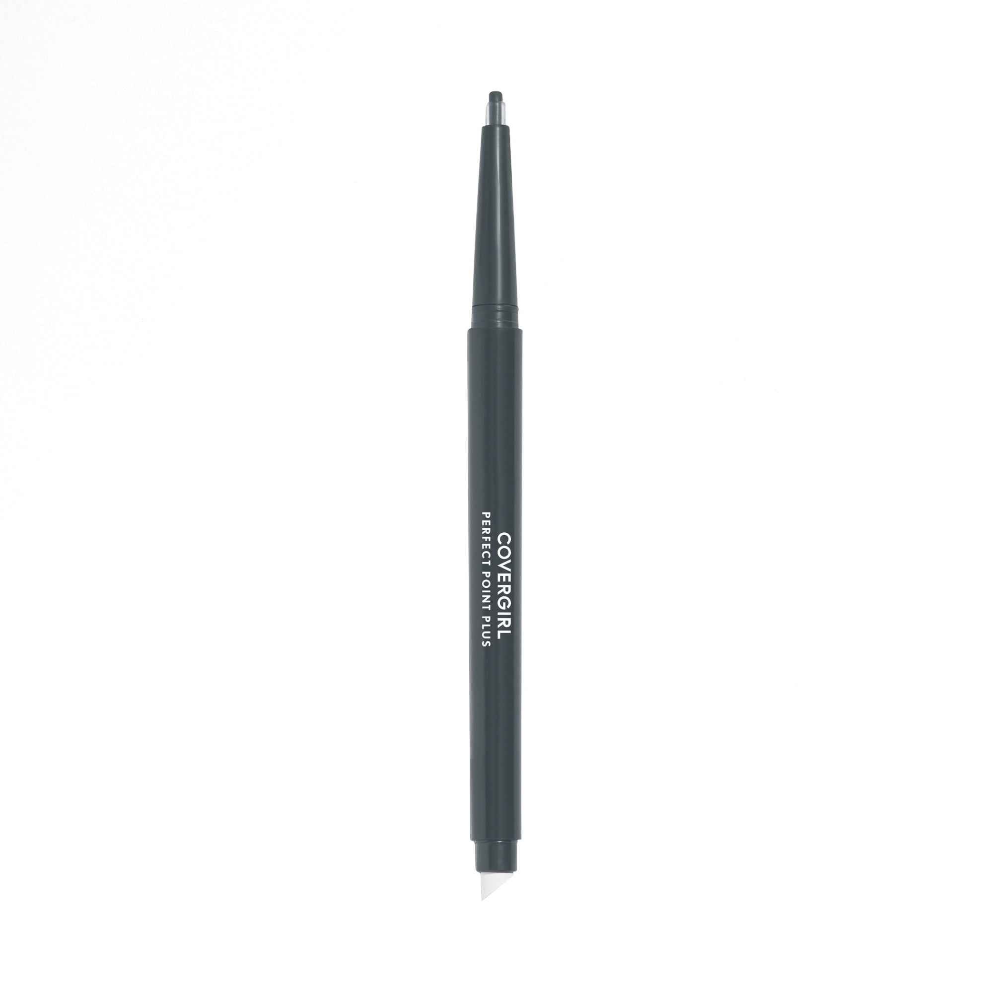 (2 pack) COVERGIRL Perfect Point Plus Eyeliner, 205 Charcoal, 0.008 oz, Long-Lasting, Versatile Black Eyeliner, Soft Smudging Tip, No Sharpening Needed