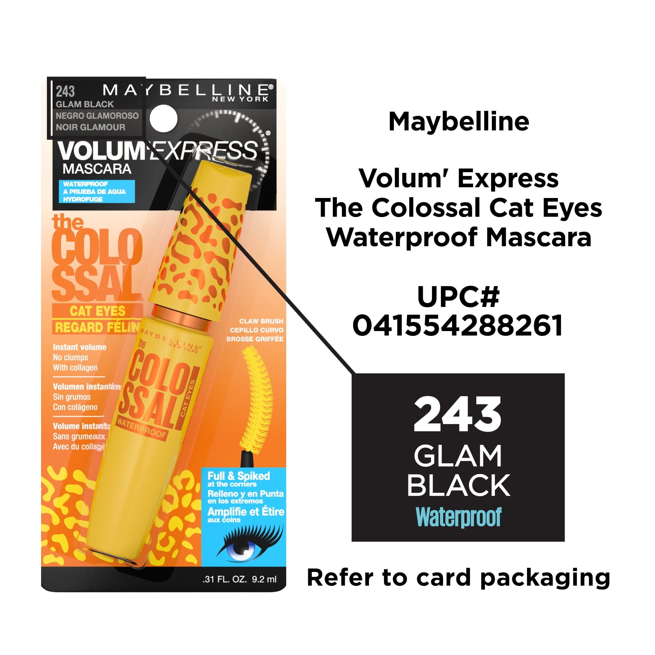Maybelline Volum' Express The Colossal Cat Eyes Waterproof Mascara
