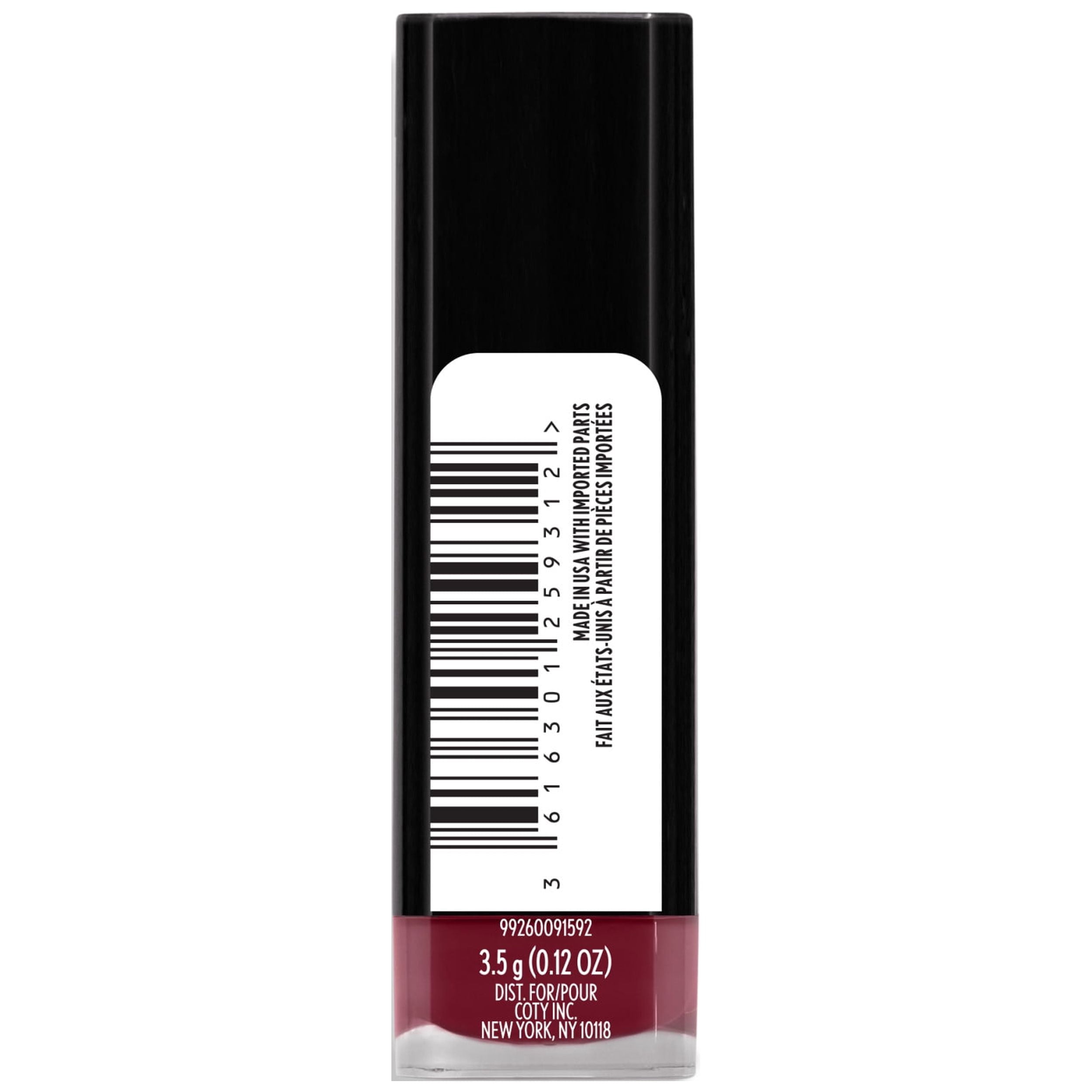 COVERGIRL Exhibitionist Cream Lipstick, 515 Bloodshot, 0.12 oz