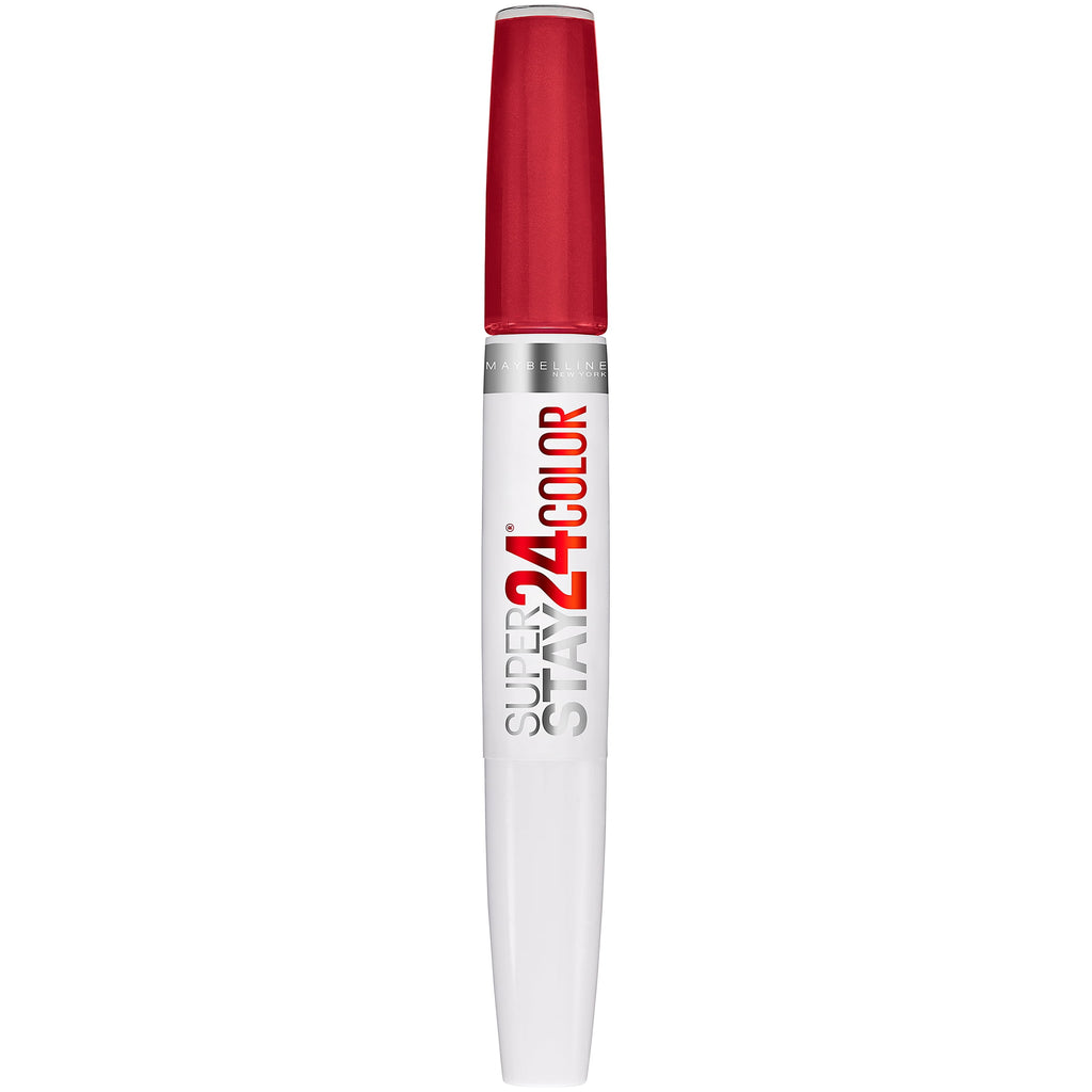 (2 pack) Maybelline SuperStay 24 2-Step Liquid Lipstick, Keep Up The Flame