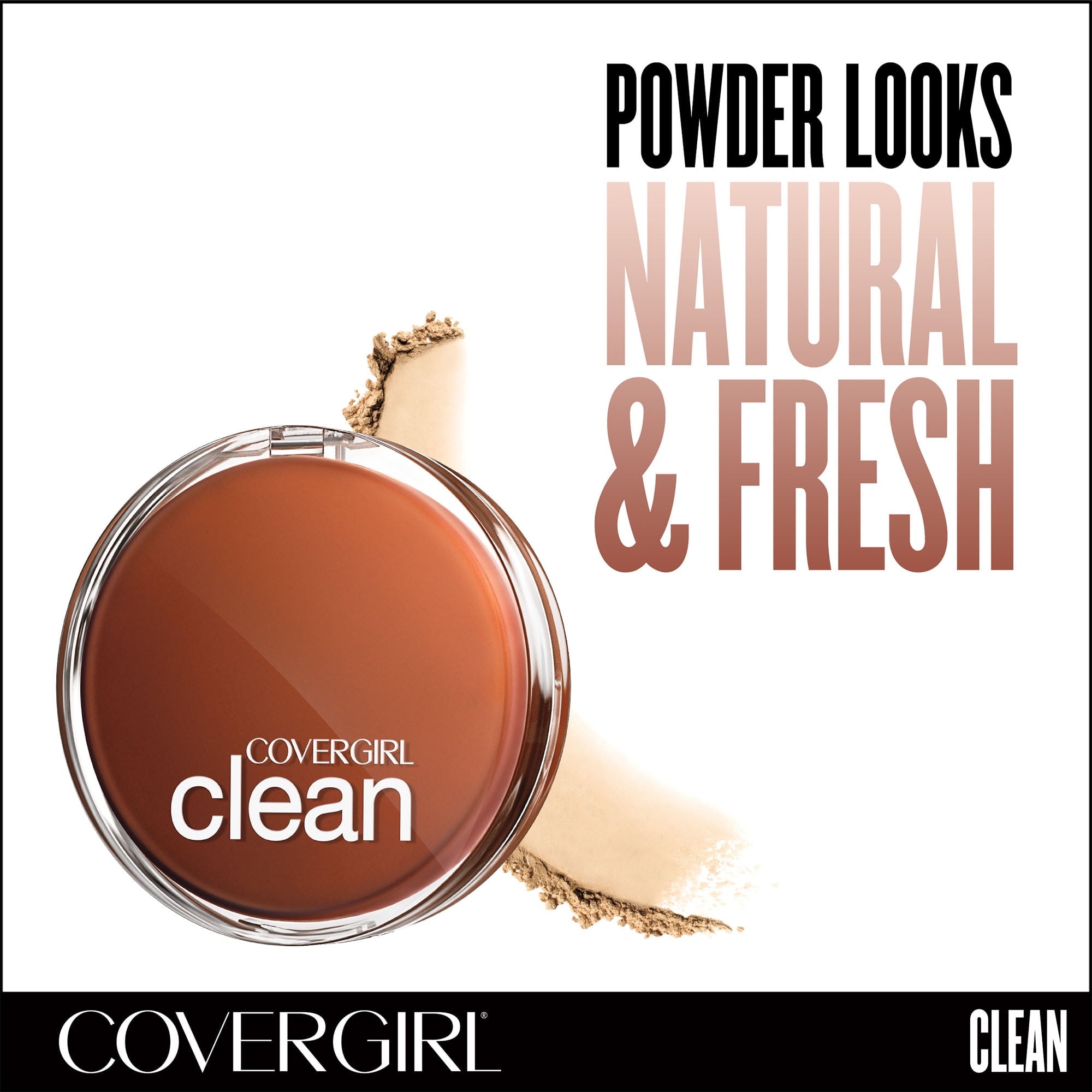 COVERGIRL Clean Powder Foundation, 110 Classic Ivory