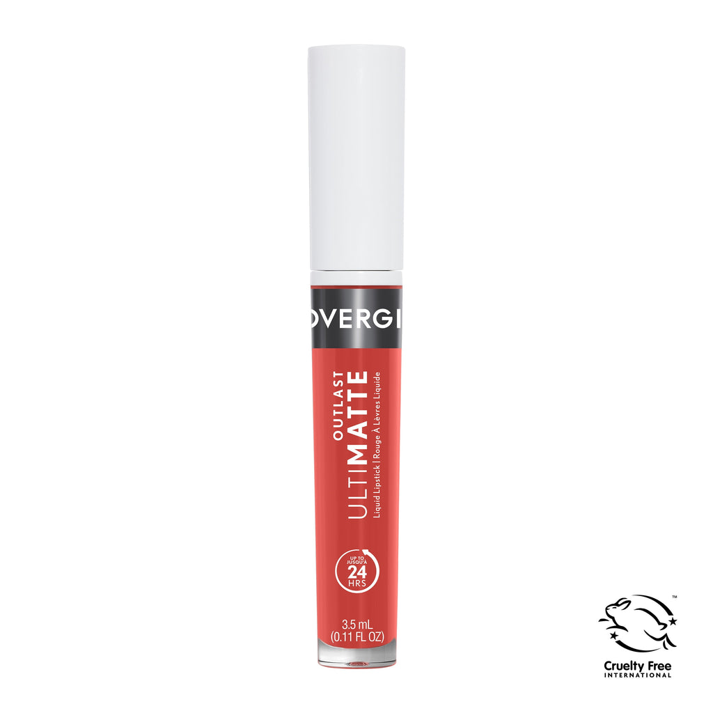 COVERGIRL Outlast UltiMatte One Step Liquid Lip Color, Bella Bellini, 0.12 oz, Lipstick, Lip Gloss, Matte Lipstick, Transfer Resistant, Moisturizing, Vegan