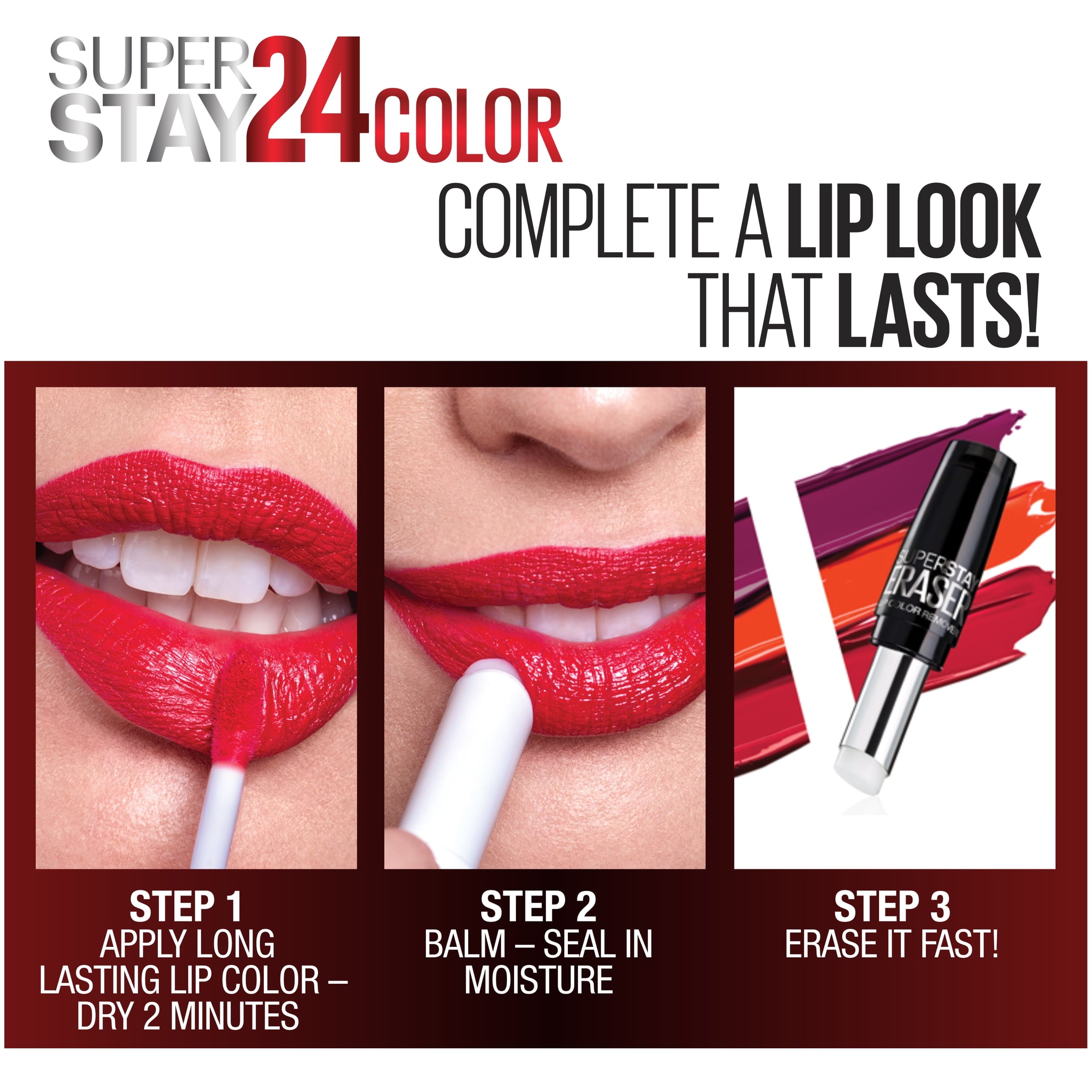 (4 pack) Maybelline SuperStay 24 2-Step Liquid Lipstick Makeup, Infinite Petal, 1 kit