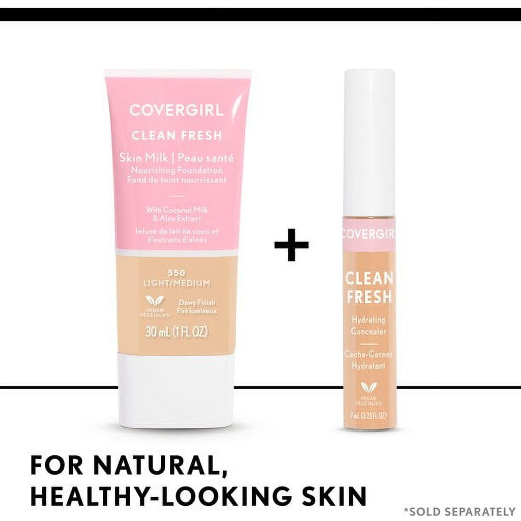 COVERGIRL Clean Fresh Hydrating Concealer, Deep, 0.23 oz