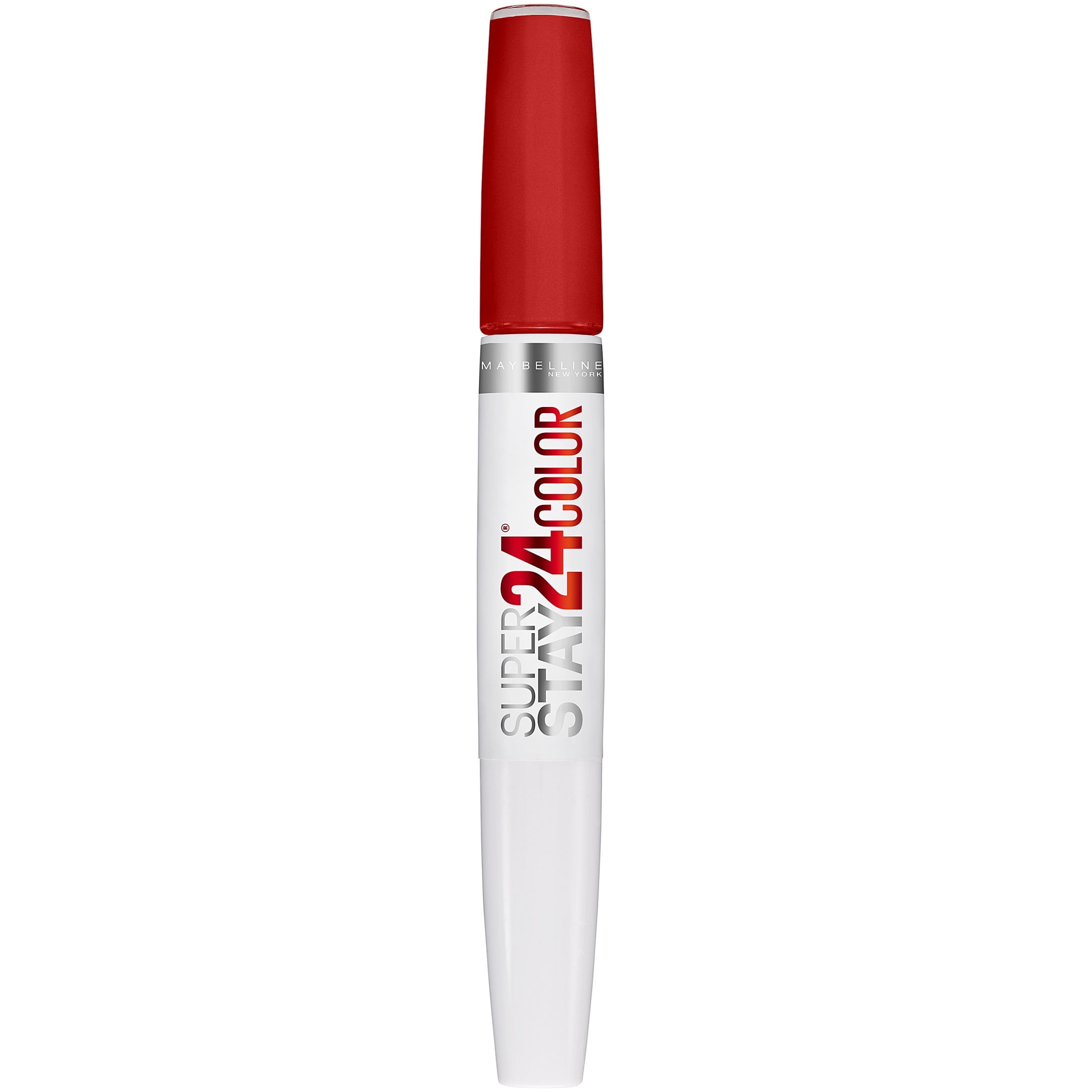 (2 pack) Maybelline SuperStay 24 2-Step Liquid Lipstick, Keep It Red