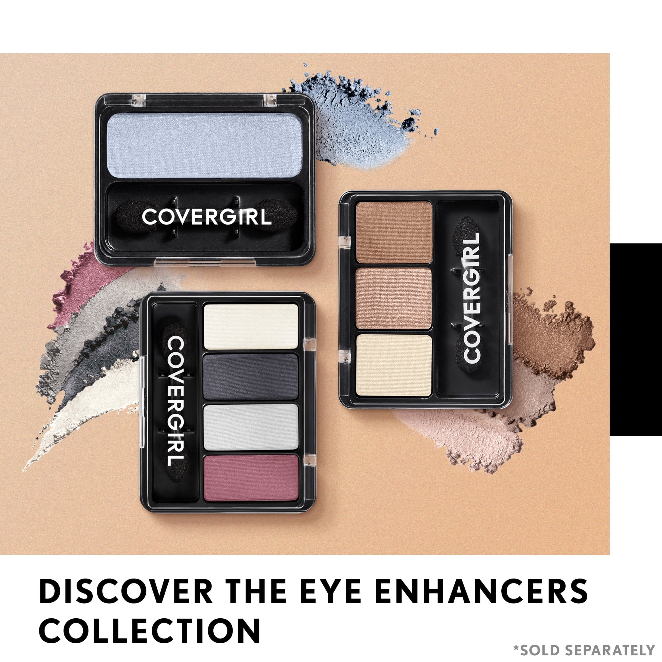 COVERGIRL Eye Enhancers 3-Kit Eyeshadow, 103 First Impression, 0.14 oz