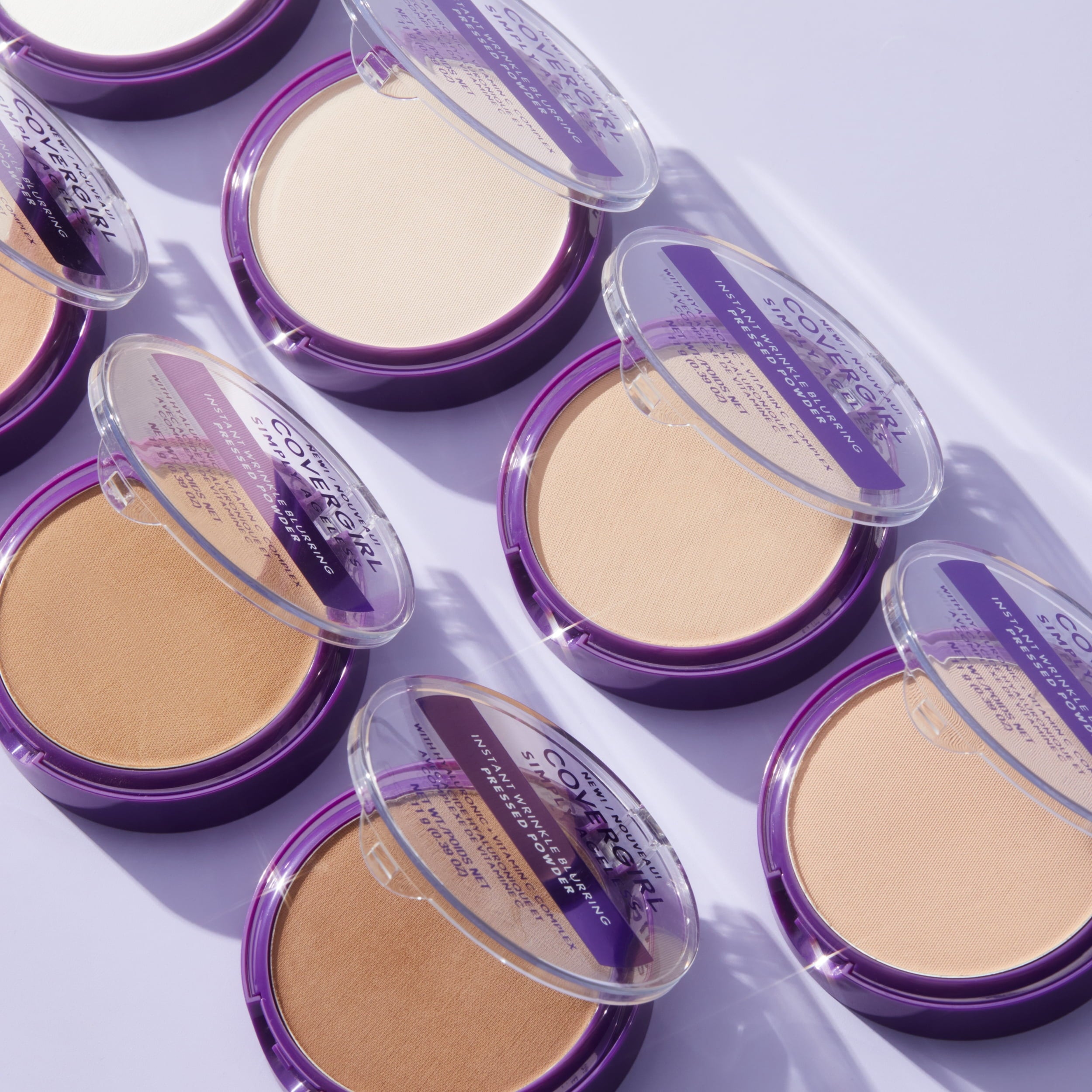 COVERGIRL Simply Ageless Wrinkle Defying Pressed Powder, 225 Buff Beige, 3.9 oz