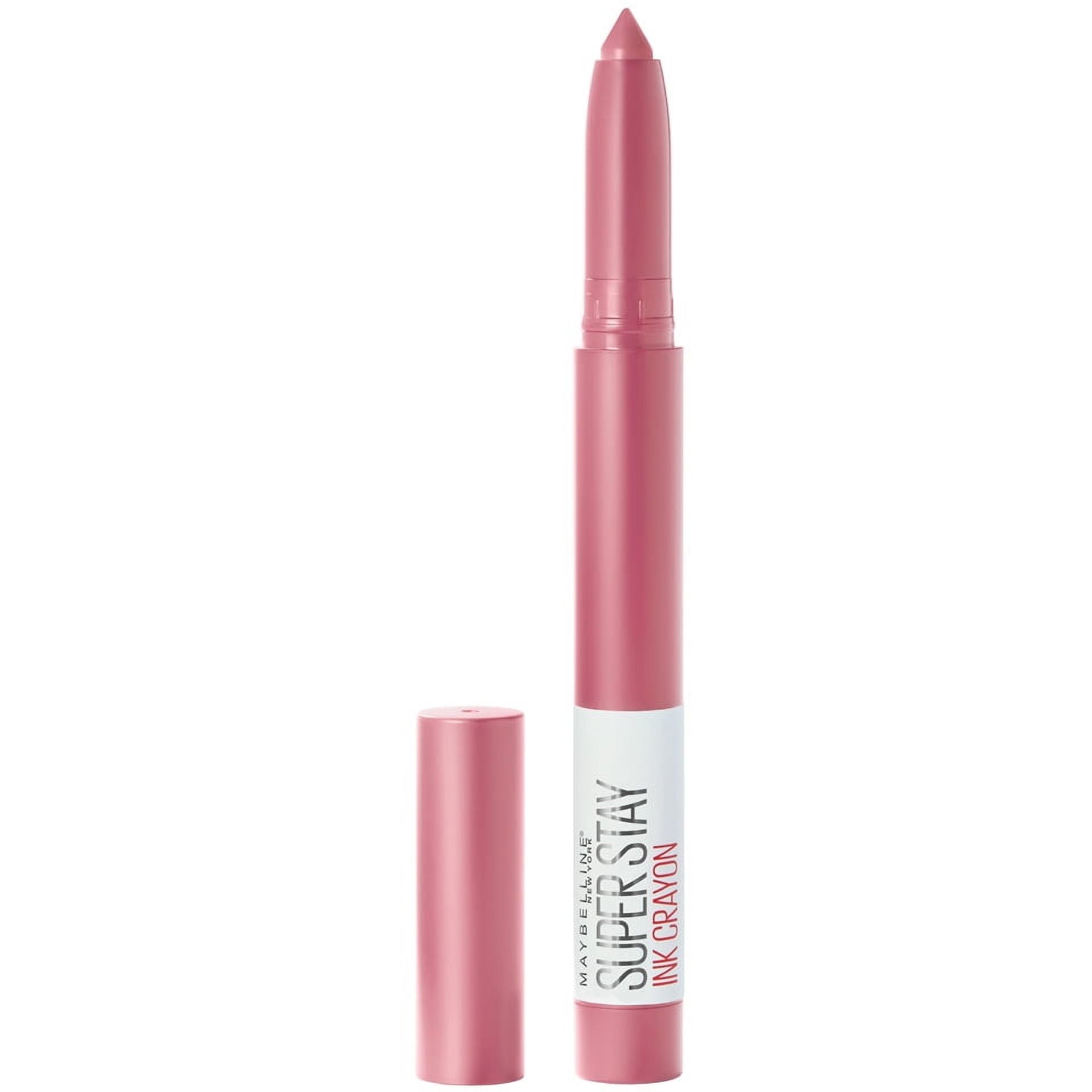 (2 pack) Maybelline Super Stay Ink Crayon Lipstick, Matte Longwear Lipstick Makeup, Seek Adventure, 0.04 oz.