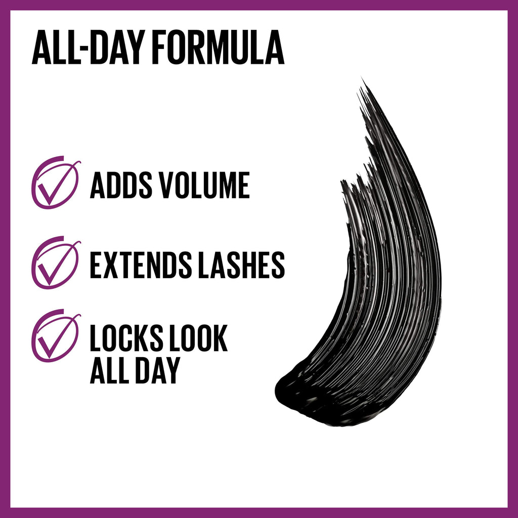Maybelline The Falsies Lash Lift Washable Mascara, Blackest Black 0.32 fl oz