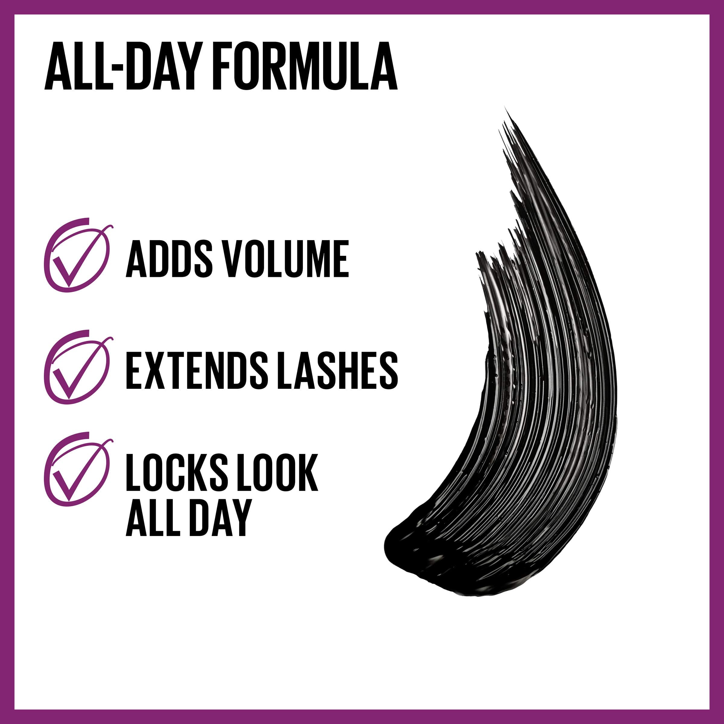 Maybelline The Falsies Lash Lift Washable Mascara, Blackest Black 0.32 fl oz