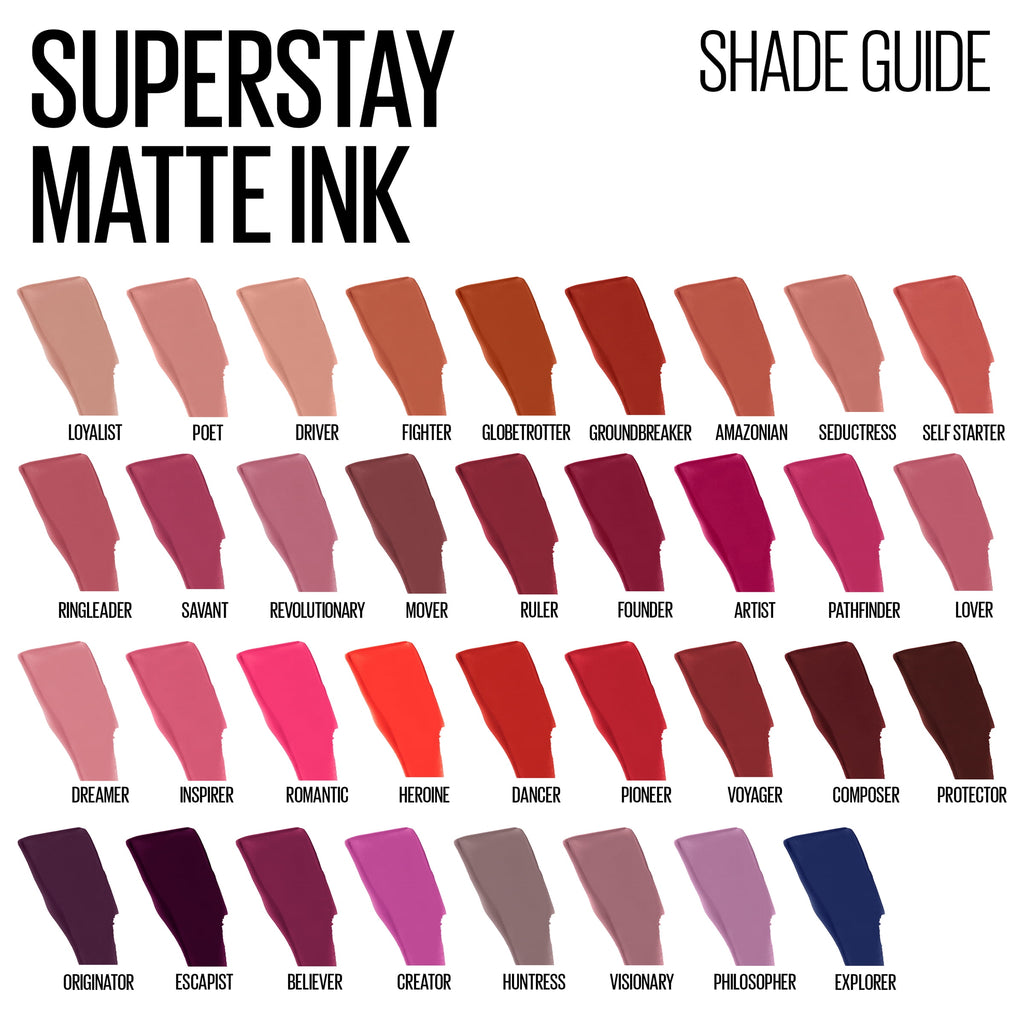 Maybelline SuperStay Matte Ink Un-nude Liquid Lipstick, Huntress, 0.17 fl. oz.