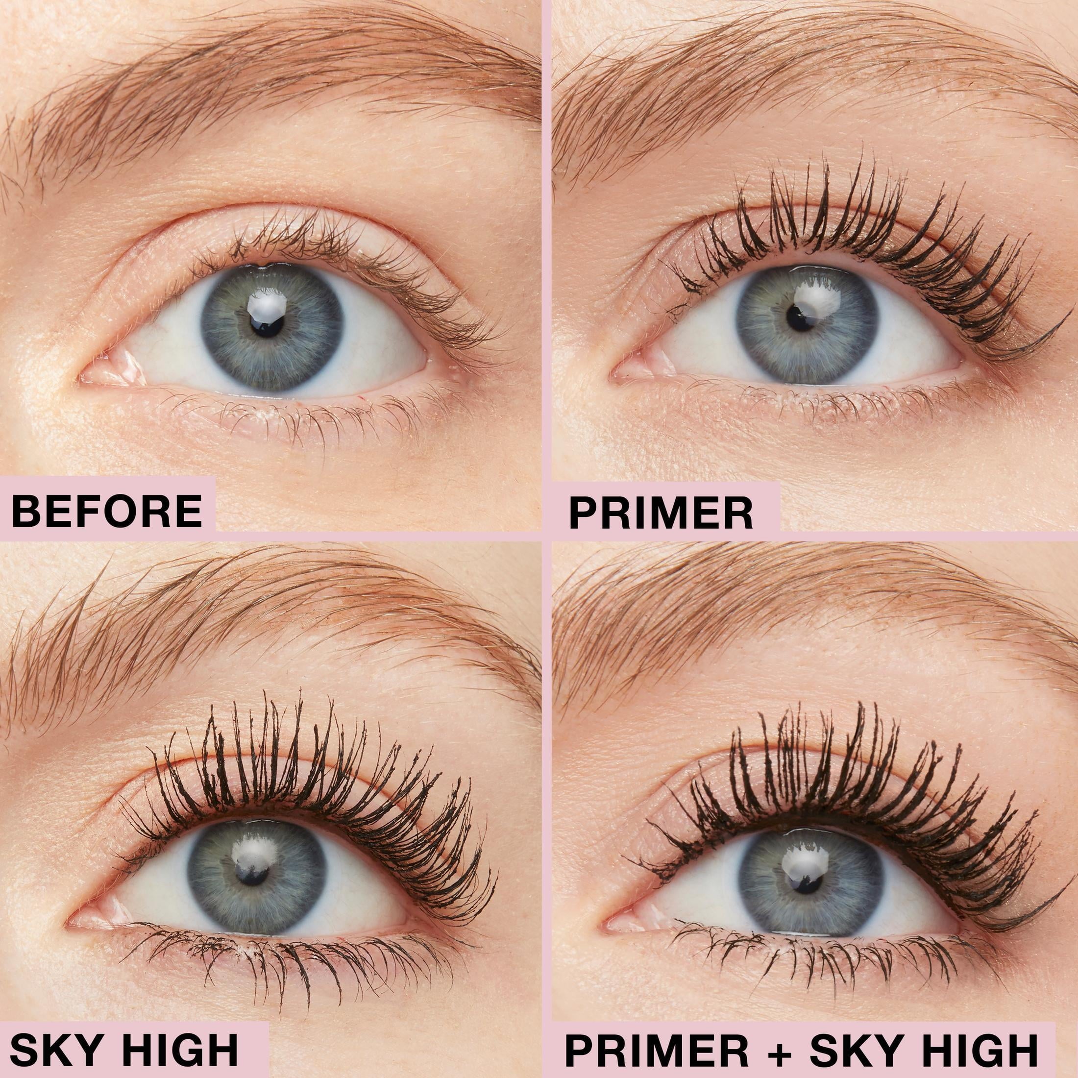 (2 pack) Maybelline Lash Sensational Sky High Tinted Primer Mascara Makeup, Soft Black, 0.26 fl oz