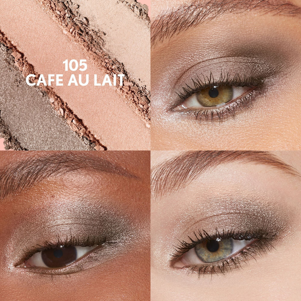 COVERGIRL Eye Enhancers 3-Kit Eyeshadow, 105 Cafe Au Lait, 0.14 oz