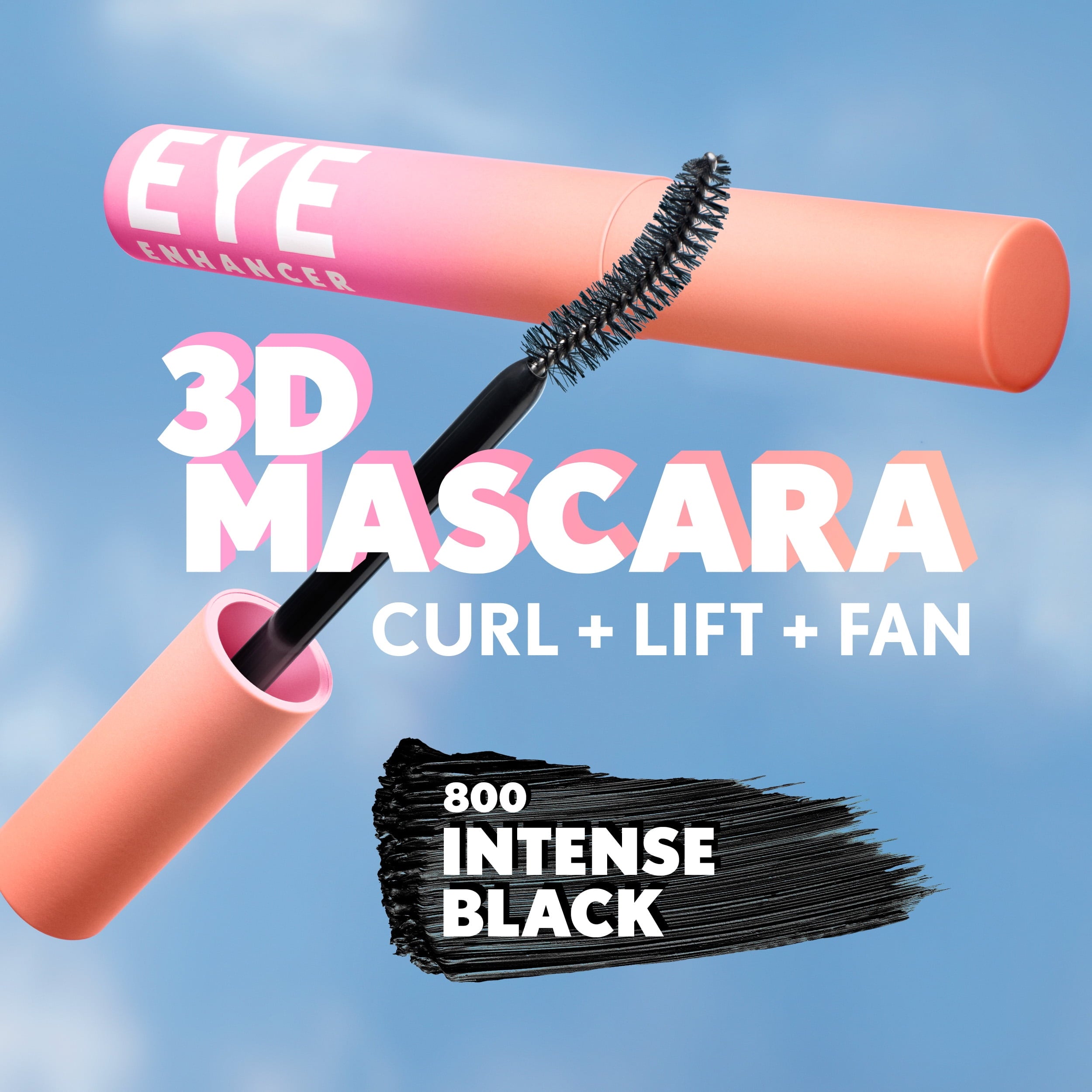 COVERGIRL Eye Enhancer 3D Mascara, 800 Intense Black, 0.30 fl oz