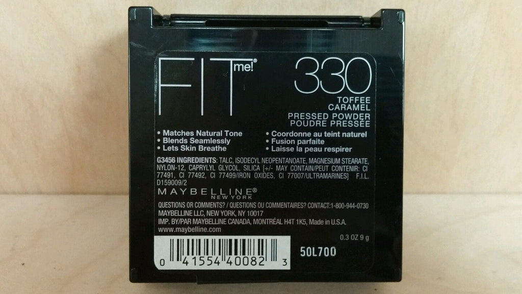 Maybelline Fit Me! Pressed Powder TOFFEE CARAMEL #330