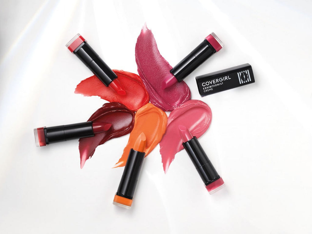 COVERGIRL Exhibitionist Cream Lipstick, 250 Sultry Sienna, 0.12 oz, Moisturizing, Long Lasting