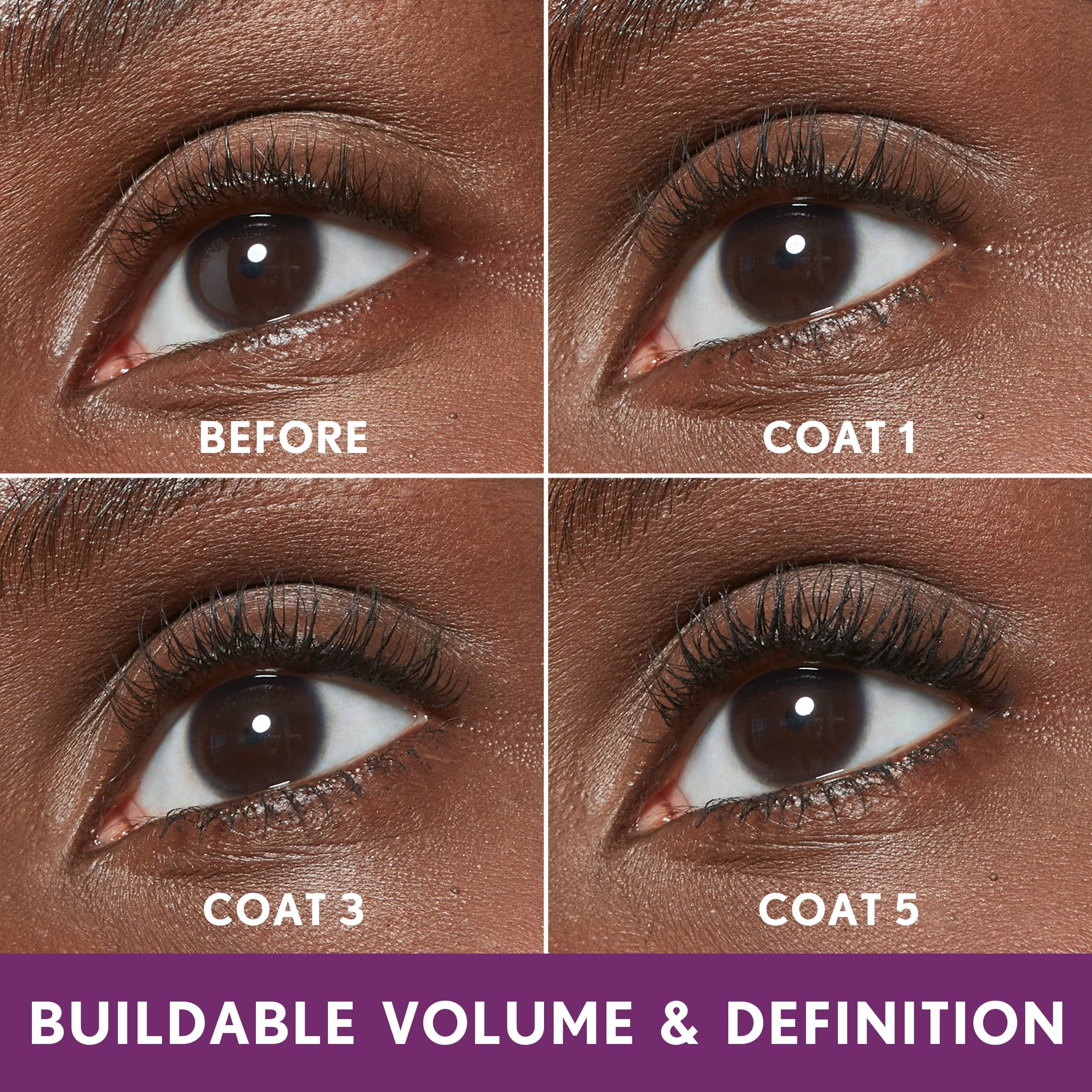 COVERGIRL Simply Ageless Lash Plumping 3-in-1 Mascara, 105 Black, 0.4 fl oz