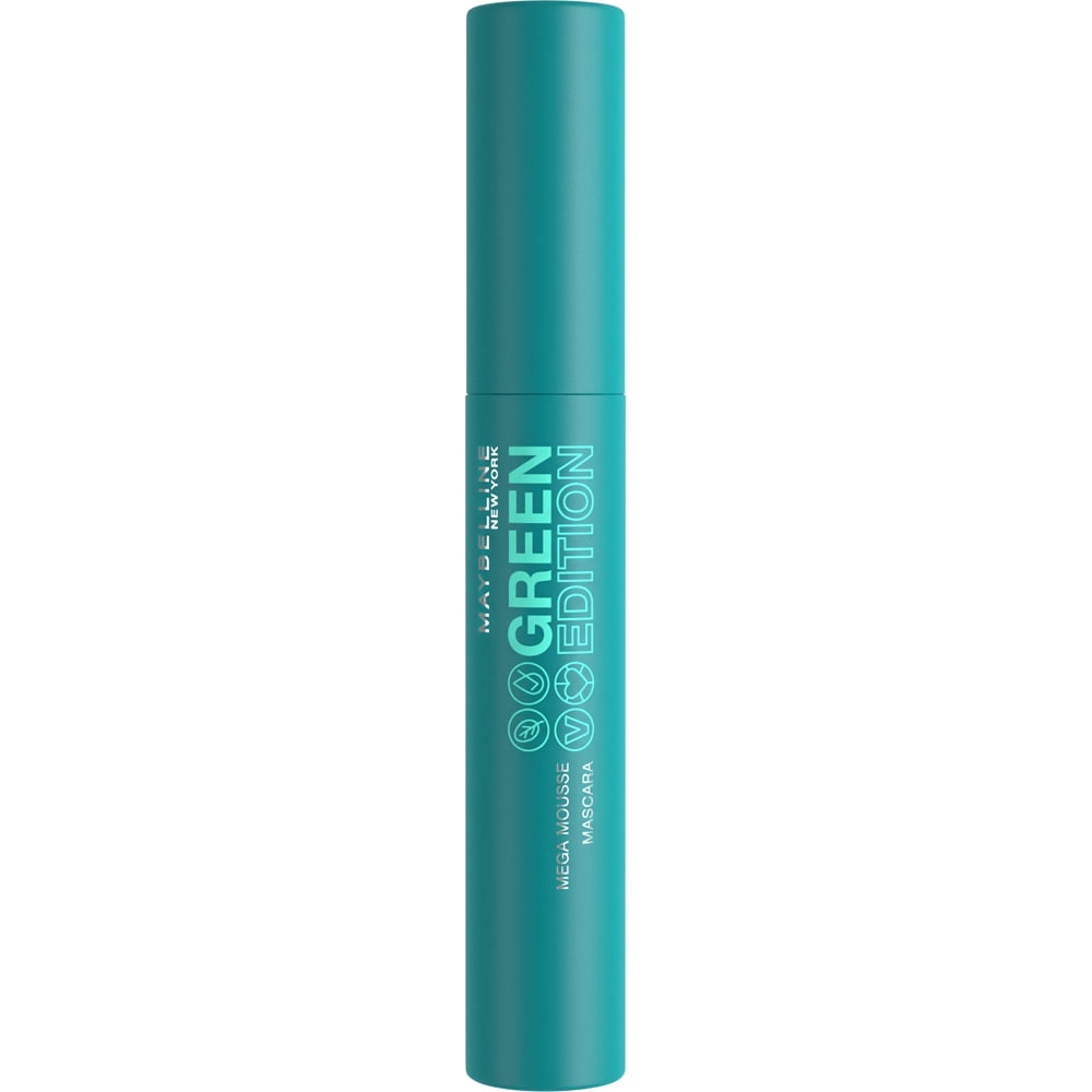 Maybelline Green Edition Mega Mousse Mascara, Blackest Black