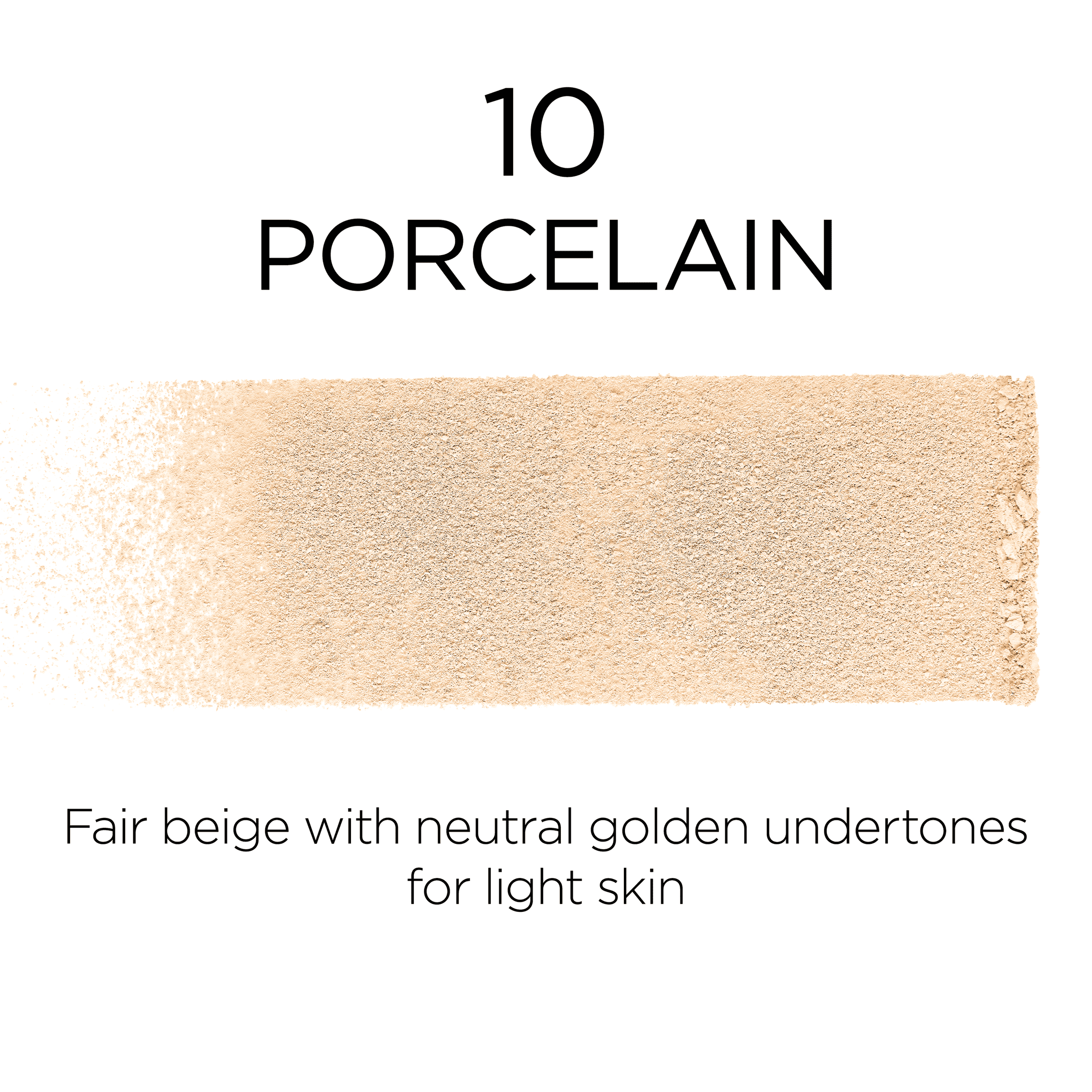 (2 pack) L'Oreal Paris Infallible Fresh Wear 24 Hr Powder Foundation Makeup, 010 Porcelain, 1 fl oz