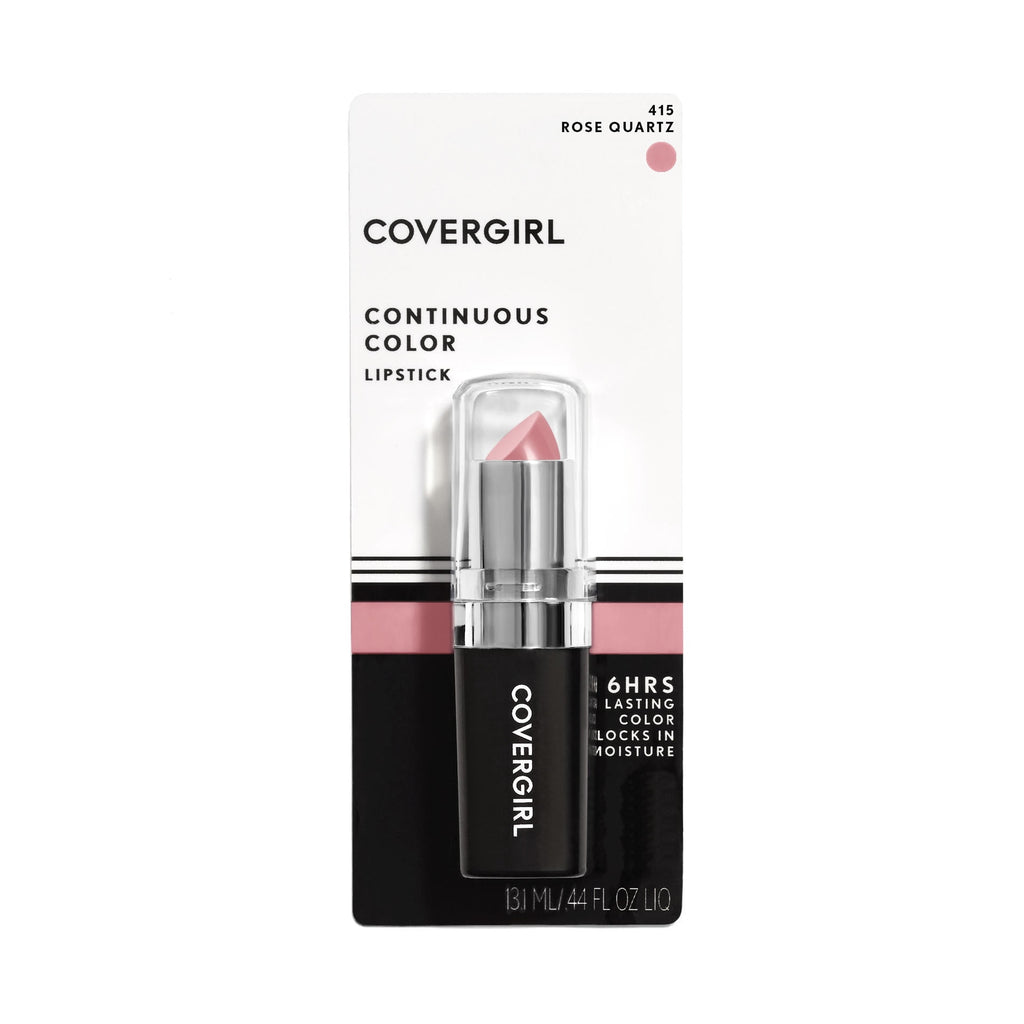 COVERGIRL Continuous Color Lipstick, 415 Rose Quartz, 0.13 oz