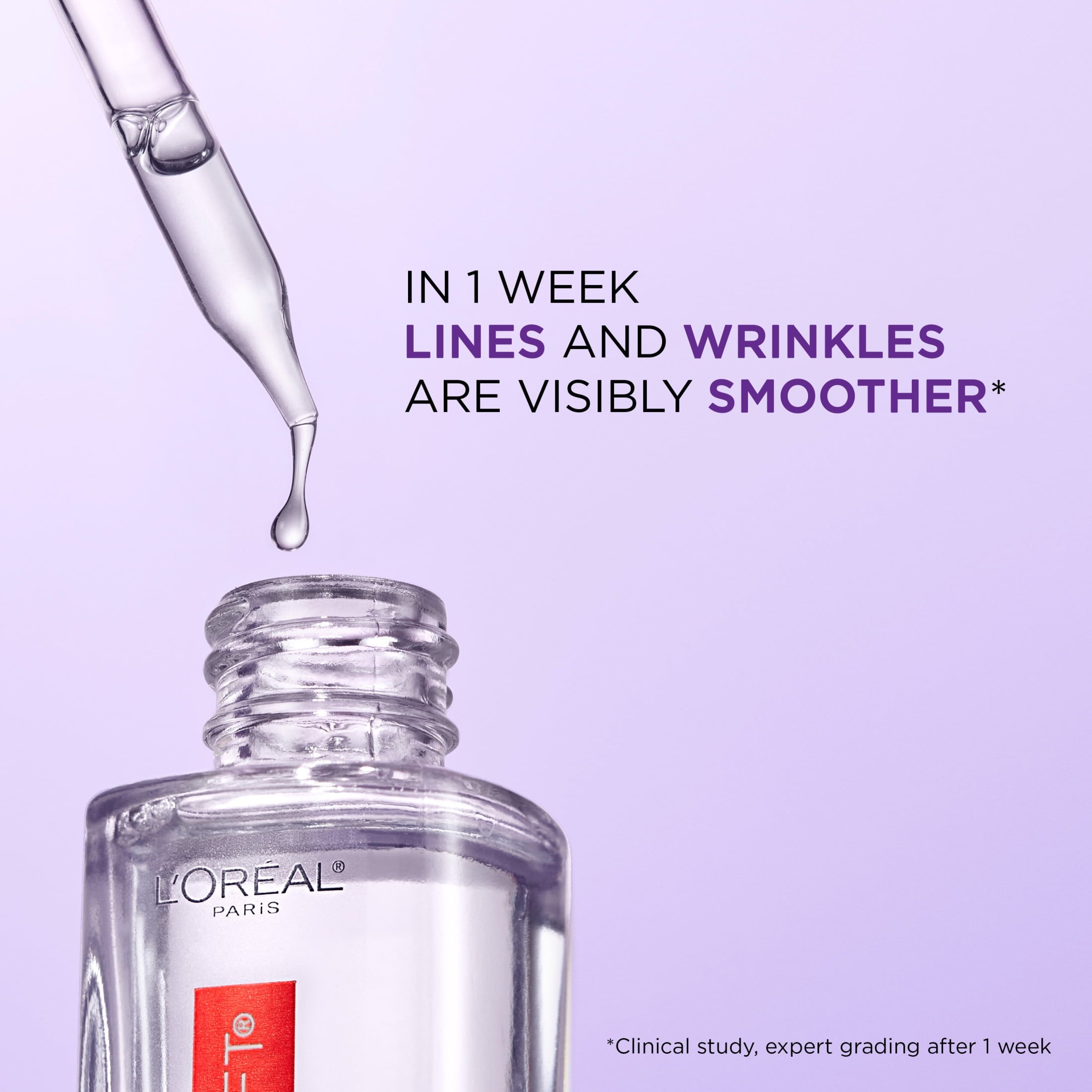 L'Oreal Paris Revitalift Derm Intensives Hyaluronic Acid Face Serum, Anti-Aging, 1.0 fl oz